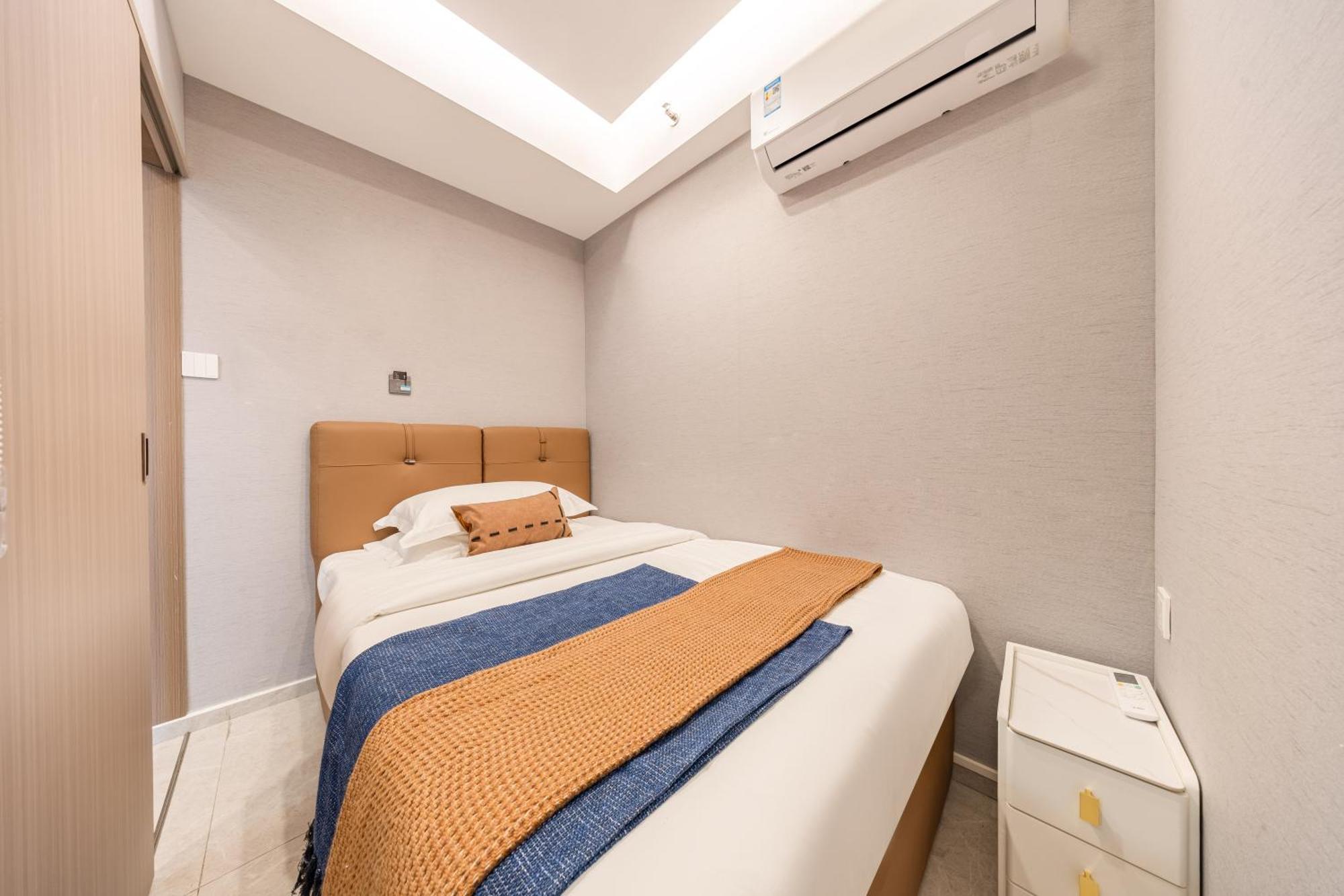 Aparthotel Boruisi Video And Audio Light House - Shenzhen Convention And Exhibition Center Gangxia Metro Station Exterior foto
