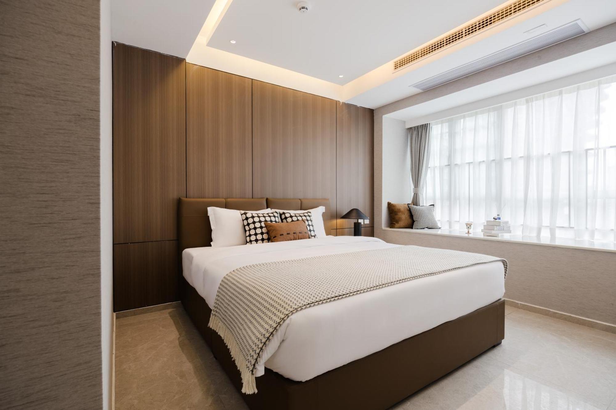 Aparthotel Boruisi Video And Audio Light House - Shenzhen Convention And Exhibition Center Gangxia Metro Station Exterior foto