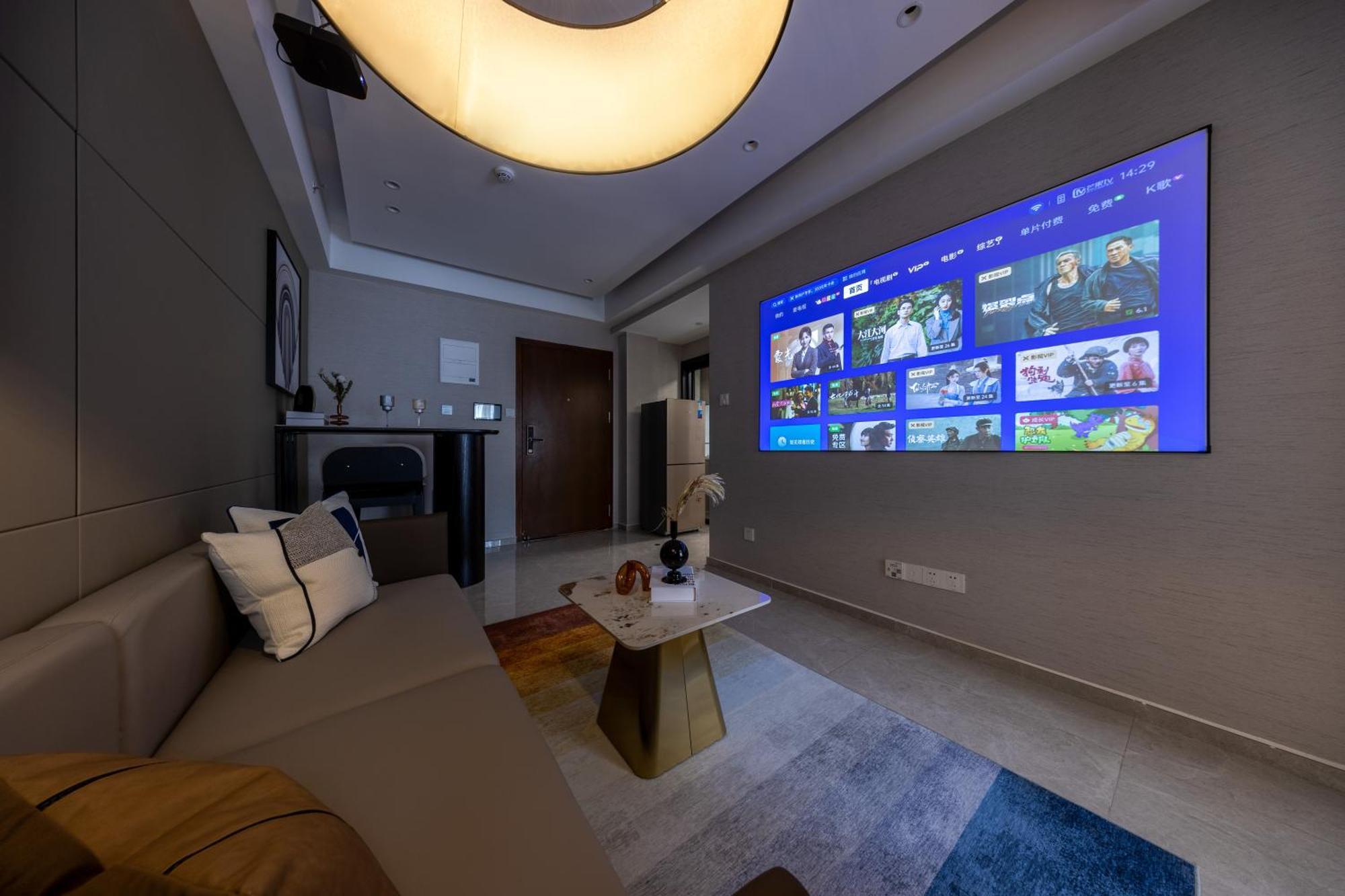 Aparthotel Boruisi Video And Audio Light House - Shenzhen Convention And Exhibition Center Gangxia Metro Station Exterior foto